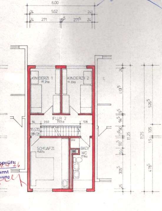 Grundriss Obergeschoss