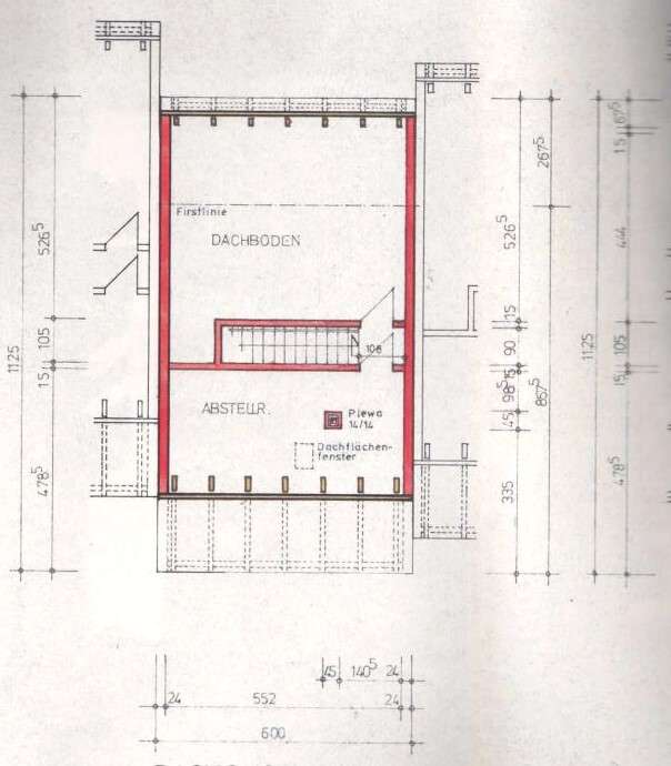 Grundriss Dachgeschoss