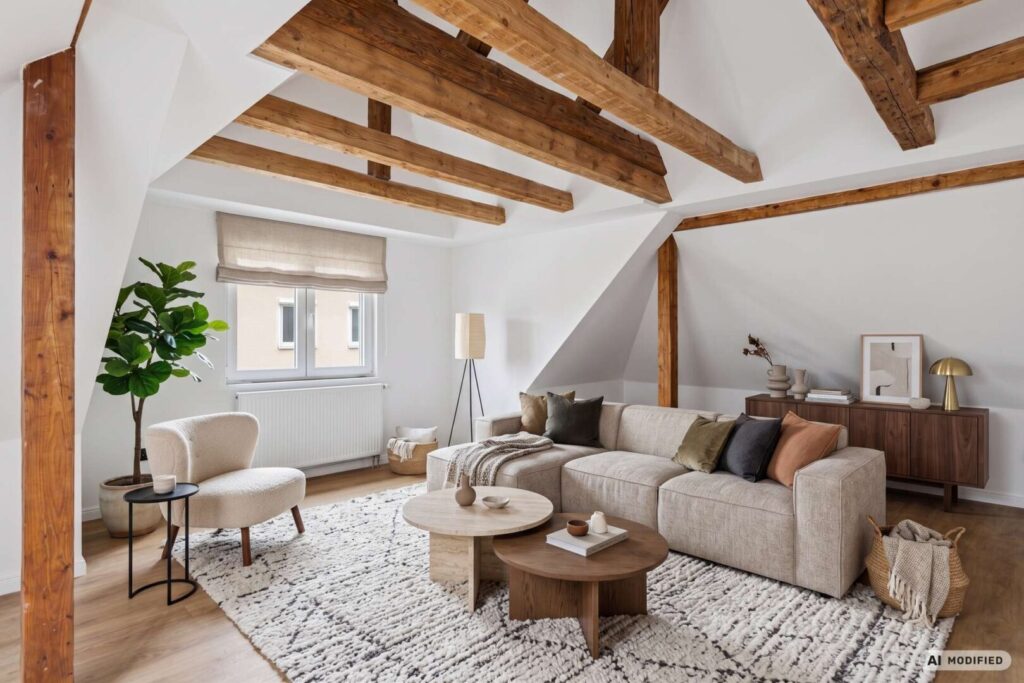 Wohnbeispiel Wohnzimmer DG